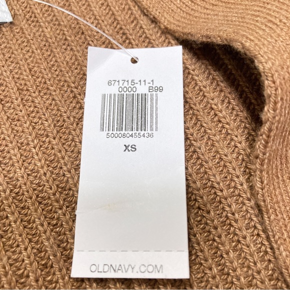 NWT Old Navy Textured Shaker-Stitch Long-Line Open-Front Cardigan Sweater - Picture 6 of 6